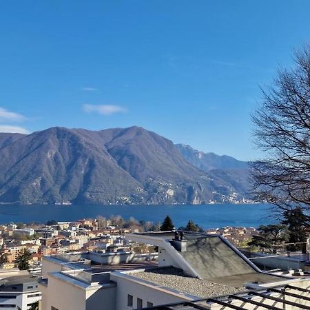 Lugano Lakeview Apartment Private Parking & Self Check-In Dış mekan fotoğraf