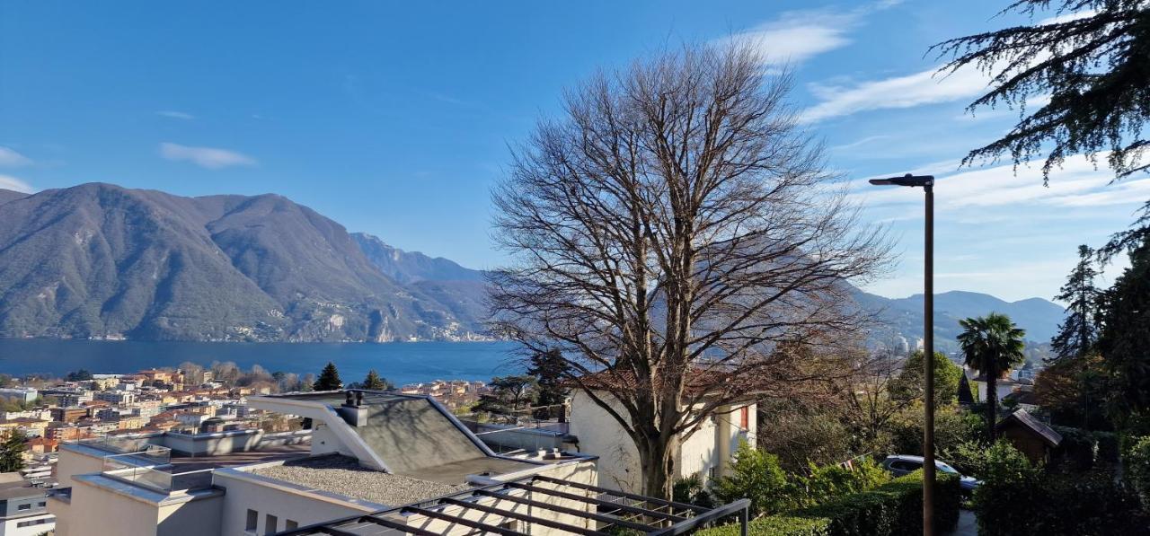 Lugano Lakeview Apartment Private Parking & Self Check-In Dış mekan fotoğraf