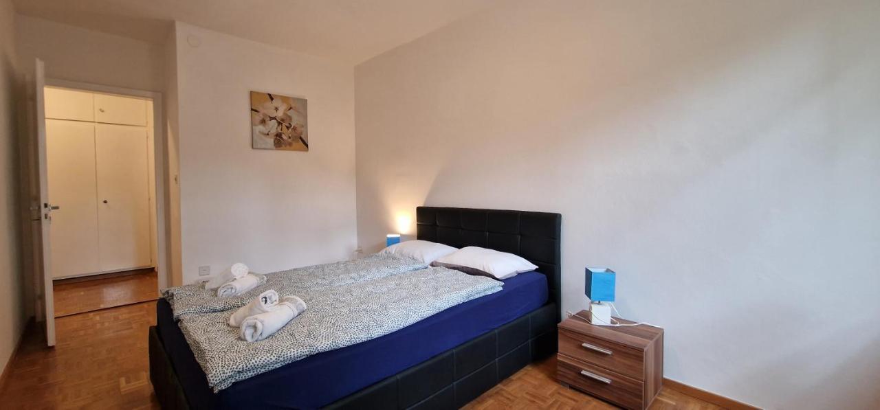 Lugano Lakeview Apartment Private Parking & Self Check-In Dış mekan fotoğraf